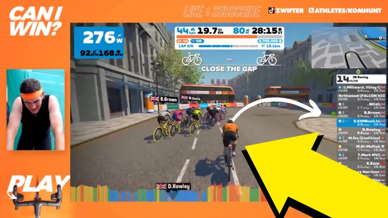 Can Zwift Play Help in a ZWIFT RACE... STEERING ADVANTAGE?