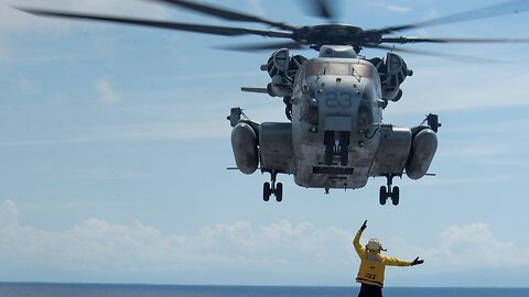 Helicopter support for marine ground units