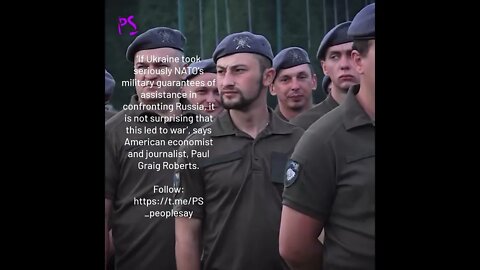 "Ukraine Took NATO's Military Guarantees Of Assistance In Confronting Russia, Which Led To War"
