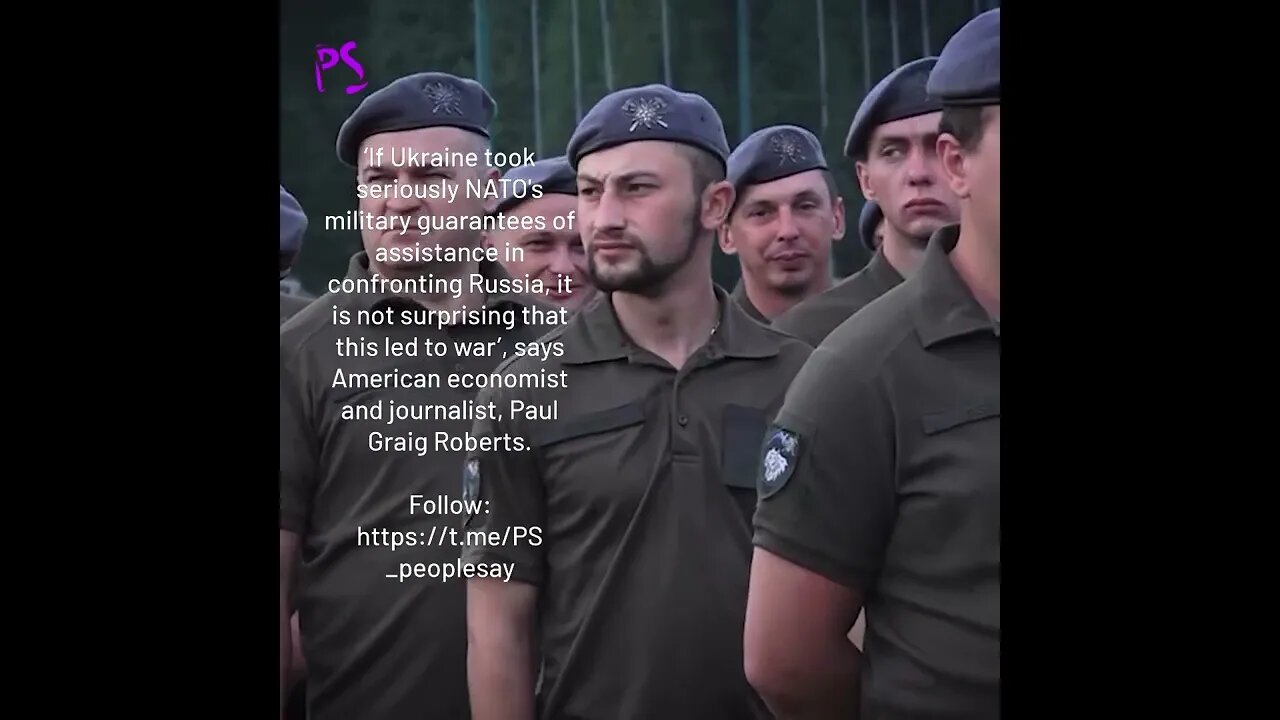 "Ukraine Took NATO's Military Guarantees Of Assistance In Confronting Russia, Which Led To War"