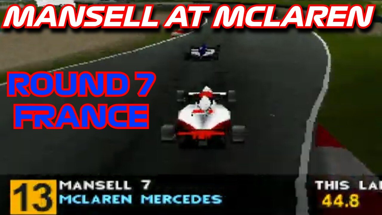 Mansell at McLaren | Round 7: French Grand Prix | Formula 1 (PS1)