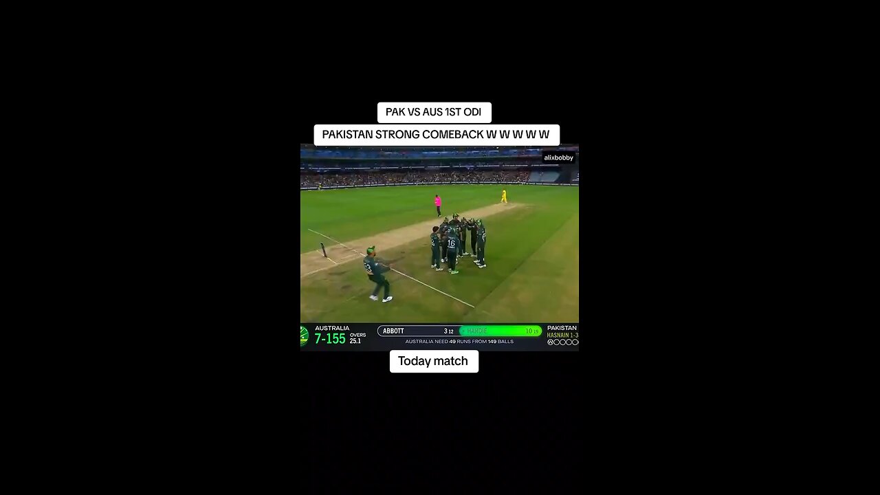 Pak vs aus fight