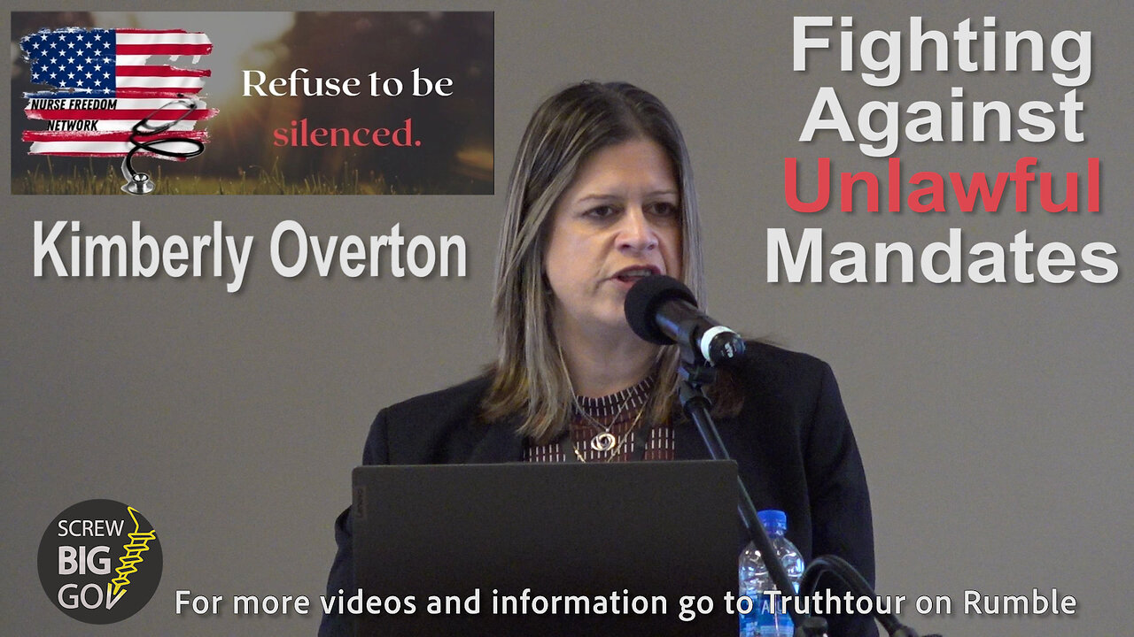 KIMBERLY OVERTON - NURSE FREEDOM NETWORK - TRUTH TOUR 2 - EVANSVILLE, IN 10-2-22