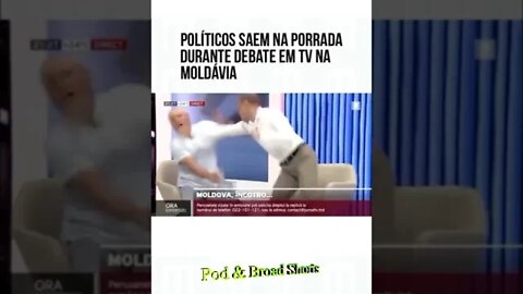 Doi politicieni s-au luat la bătaie în direct