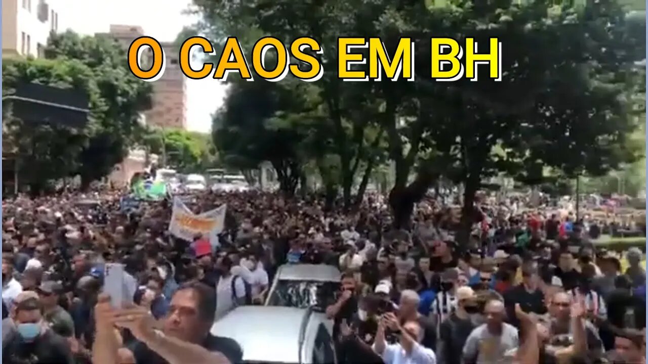 O CAOS VAI SE FORMAR EM BH, POLÍCIA MILITAR, POLÍCIA CIVIL E PENITENCIARIA VÃO PRAR.