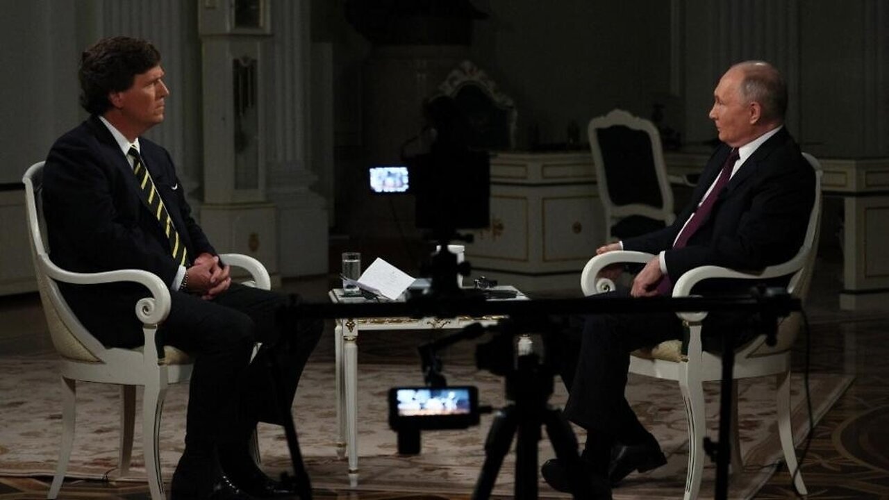 Putin vuole la pace! Intervistato dall’Americano Tucker Carlson