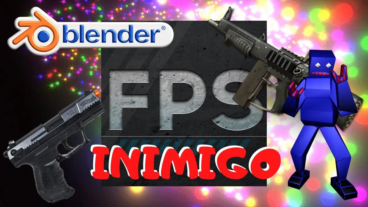 BGE PARA GAMES - FPS BLENDER IA PARA INIMIGO PARTE 1