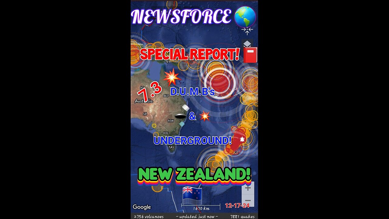 NEWSFORCE 🌎 SPECIAL REPORT! 📕 D.U.M.B'S & UNDERGROUND NEW ZEALAND! 🇳🇿 12-17-24