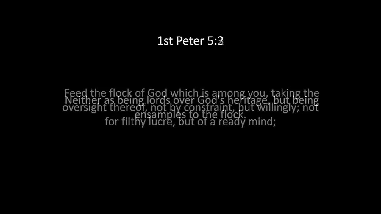 1st Peter Chapter 5