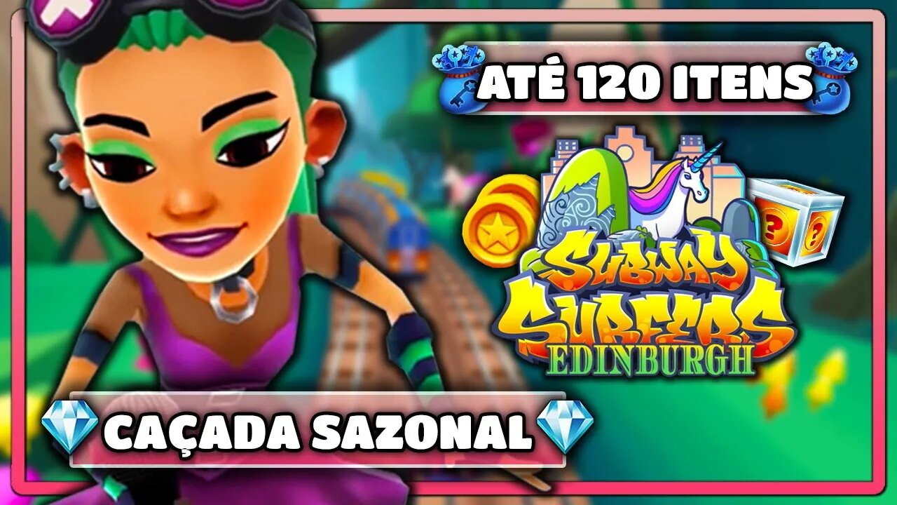 Subway Surfers Edimburgo | Caçada Sazonal até 120 Itens