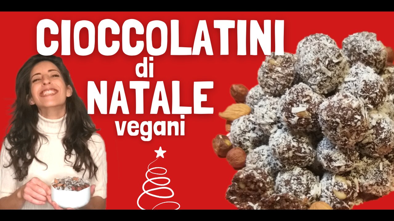 Cioccolatini di Natale veloci, vegani e senza glutine