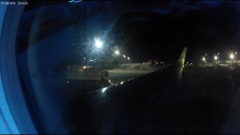 Cold Night De-Icing Truck Move Aircraft Departure Kiev Ukraine #Shorts