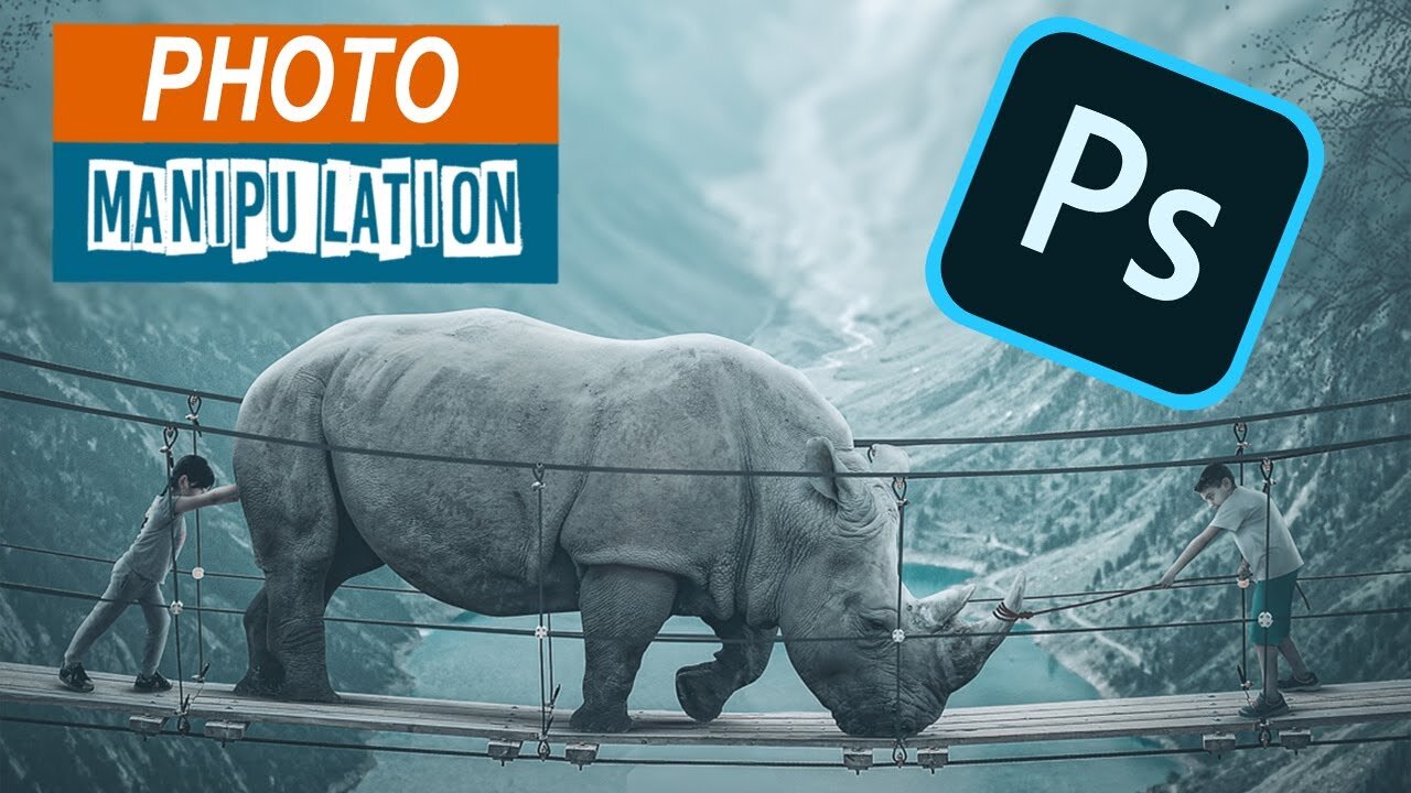 RHINO, SURREAL ART, PHOTOSHOP, PHOTO MANIPULATION