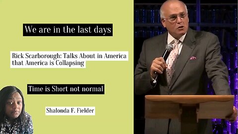 Rick Scarborough: Talks About in America that America is Collapsing