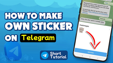 How to make own stickers on telegram