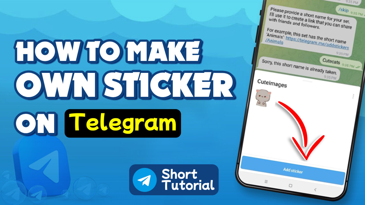 How to make own stickers on telegram