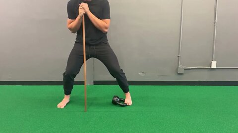 KB ankle inversion stretch + pails option