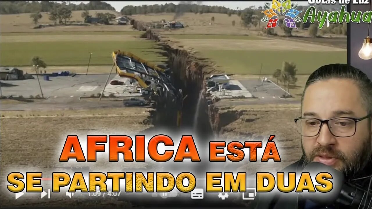 AFRICA está se PARTINDO em duas