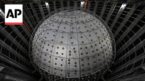 China builds massive underground detector to study neutrinos