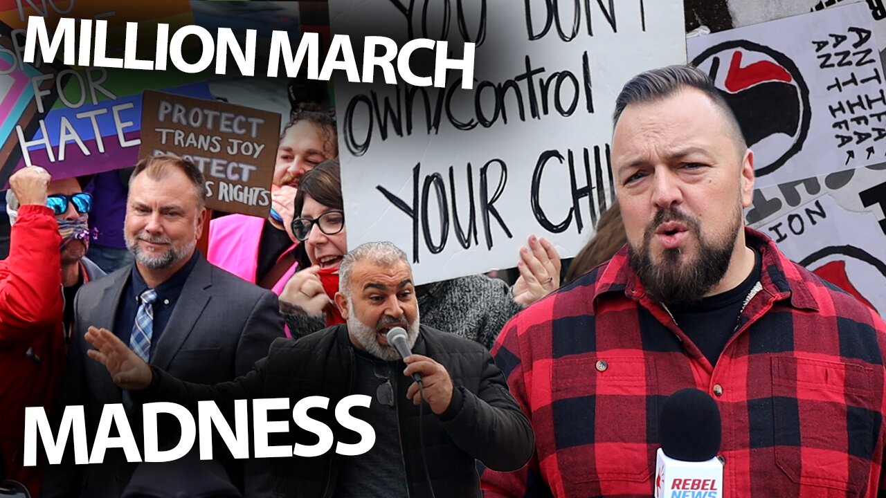 Parents and LGBTQ activists clash at Calgary #1MillionMarch4Children rally