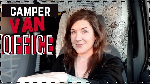 Watch this for a simple van office setup!! | DIY Mobile Office