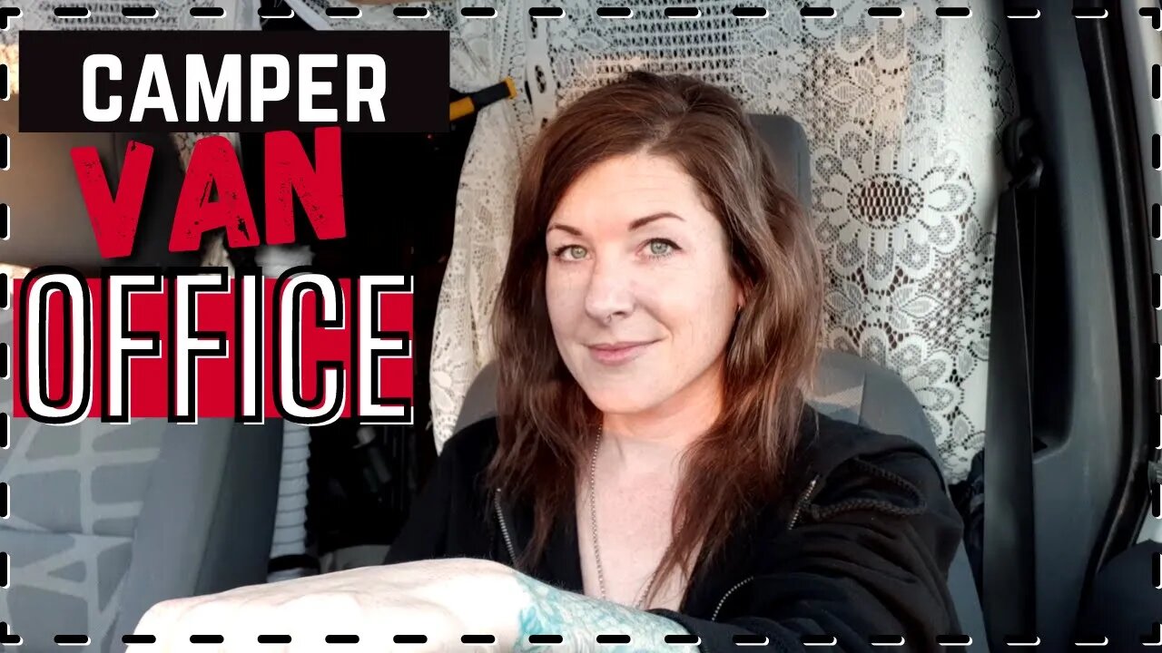 Watch this for a simple van office setup!! | DIY Mobile Office