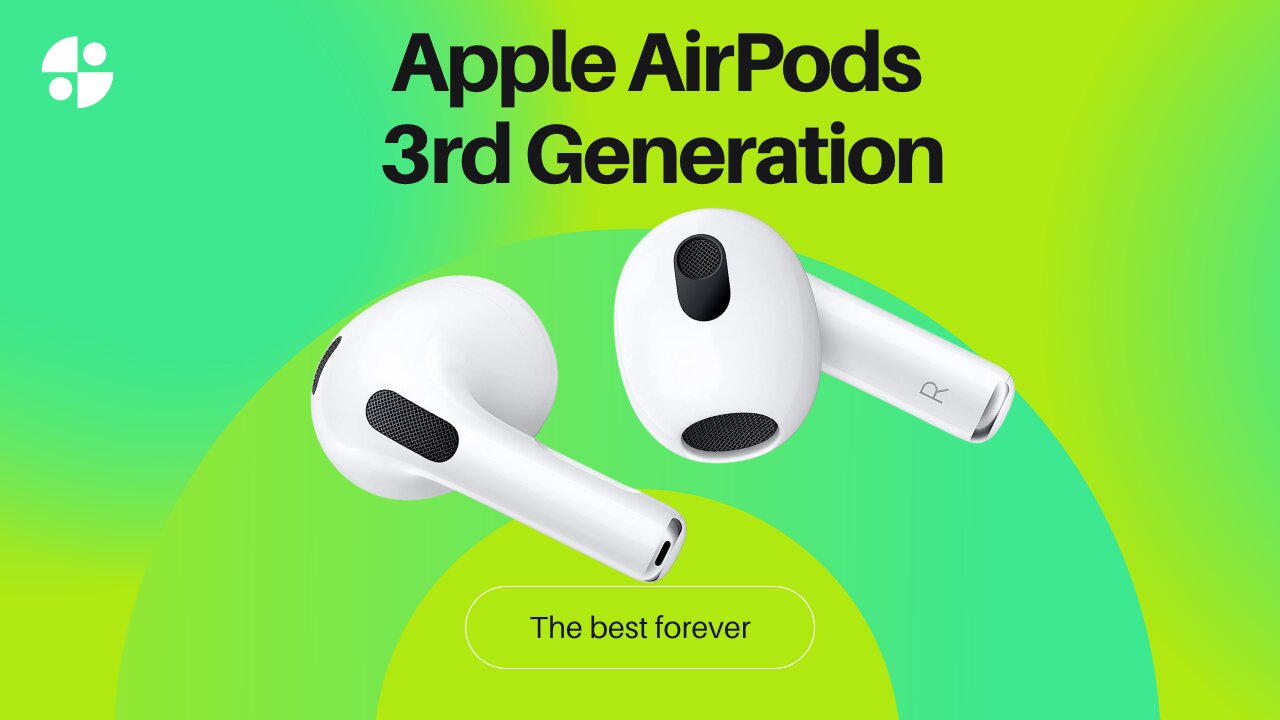 Apple AirPods 3rd Generation Wireless Earbuds with Lightning Charging Case Spatial Audio