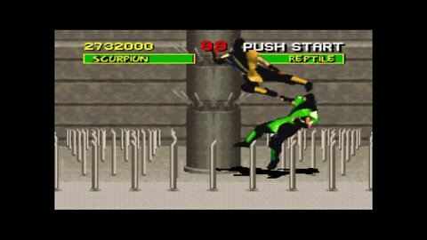 Mortal Kombat (SNES) - Scorpion - Very Hard - No Continues