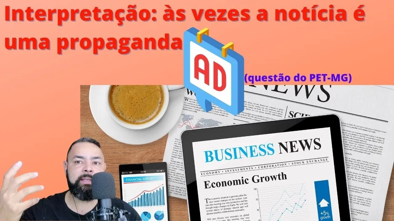 Aula interpretação de texto: às vezes a notícia é uma propaganda disfarçada? (usando o PET)