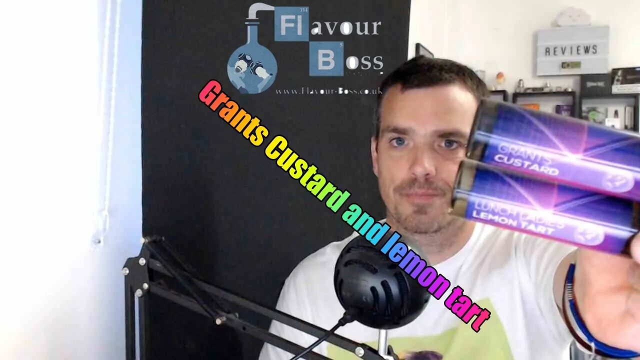 Flavour Boss Grants Custard & Lunch ladies lemon Tart