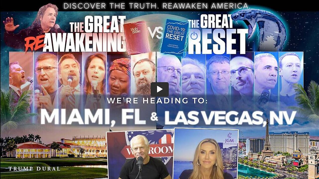 Lara Trump & Peter Navarro Join the ReAwaken America Tour As Momentum Builds!