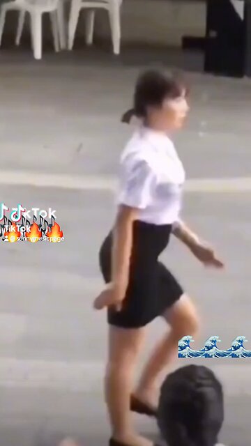 Funny video girl dancing