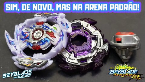 Testando 085 - RAGE HELIOS 2 .X' 3A MCC contra 3 combos na arena padrão - Beyblade Burst ベイブレードバースト