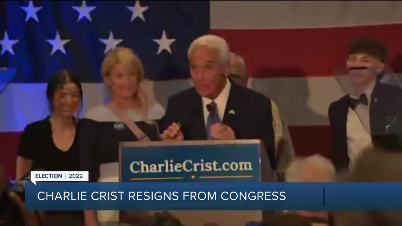 Charlie Crist announces resignation from Congress