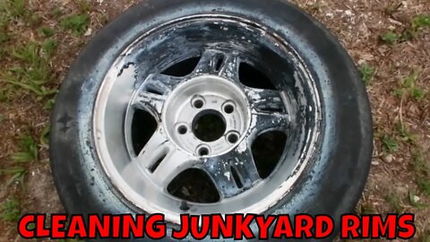 CLEANING MY JUNKYARD FIND CHEVY S-10 XTREME RIMS