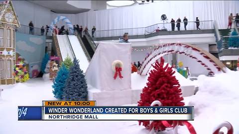 YouTube star transforms abandoned Northridge Mall to winter wonderland for children in new video