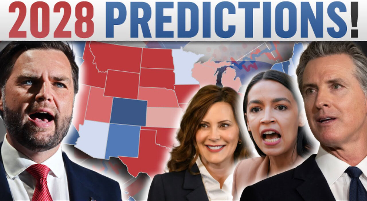 TRUMP WINS | First Look at the 2028 Presidential Candidates & Map!