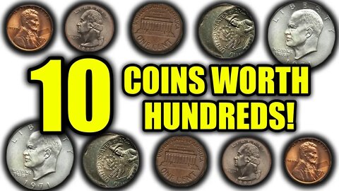 10 INCREDIBLE COINS WORTH OVER $100 A PIECE - RARE MINT ERROR COINS TO LOOK FOR