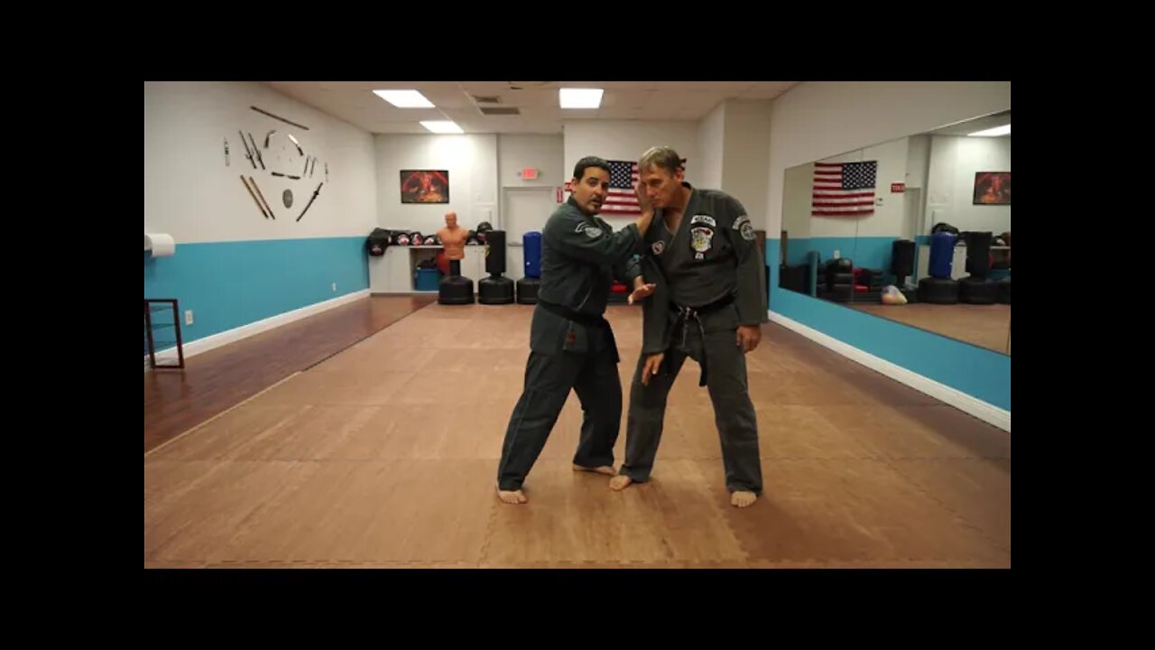 Correcting common errors executing the American Kenpo technique Glacing Salute