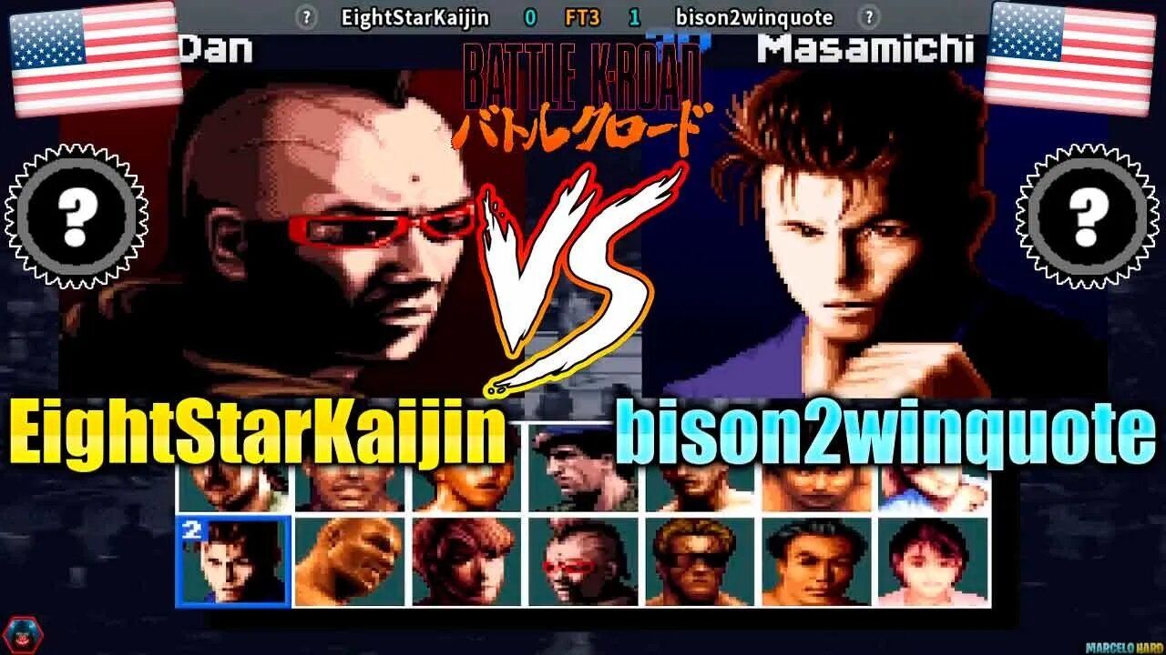 Battle K-Road (EightStarKaijin Vs. bison2winquote) [U.S.A. Vs. U.S.A.]