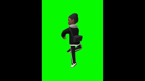 Vídeo de Animação - Avatar dançando - Chroma Key - Green Screen
