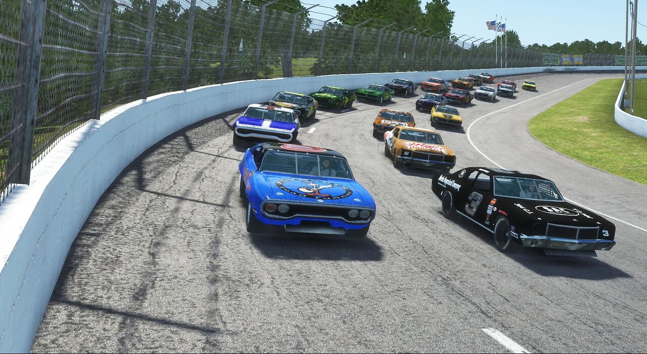 70s Racing Monte Carlos Nascar Stock cars Jonesville Speedway on RFactor