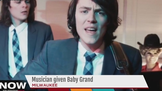 Musician given Baby Grand piano