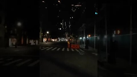 Madison Ave and 63 St in New York City. August 26, 2021 at 1:30 AM.