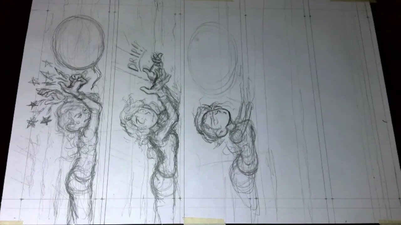 Art Timelapse: Pencil Art for Page 128