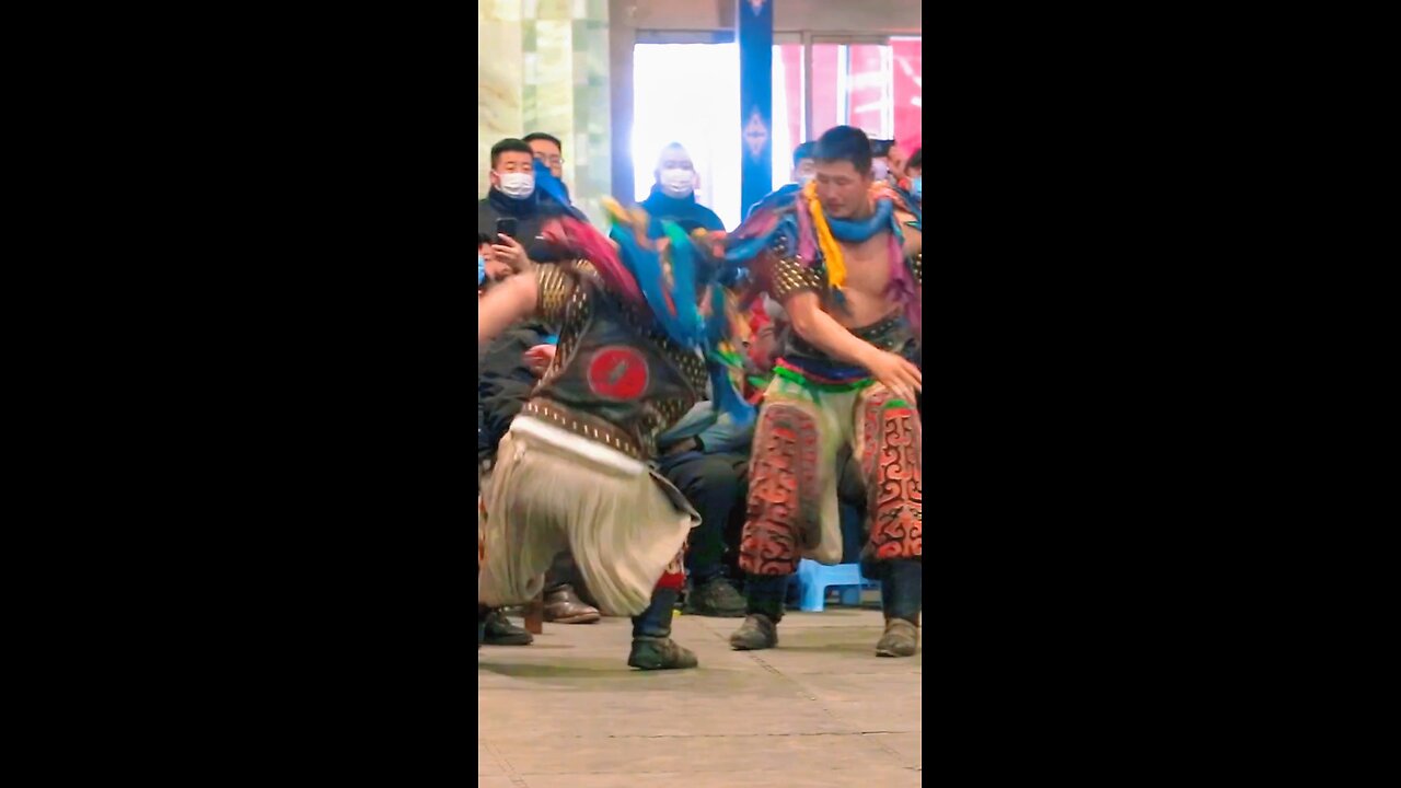 Powerful Foot Sweep at an Inner Mongolian Wrestling Match