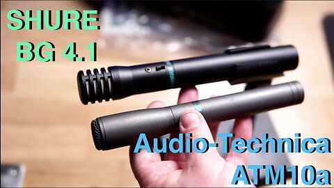 Shure BG 4.1 vs. Audio-Technica ATM10a - Test Comparison Review.