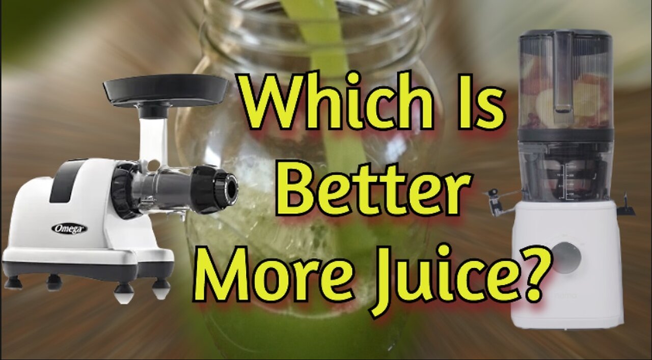 Nama J2 Cold Press Juicer Vs. Omega Juicer MM900HDS - Which Makes More Juice?