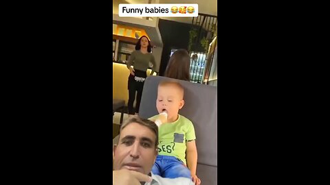 Funny boys and cute babies