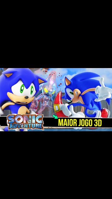 Sonic adventure | MELHOR jogo 3D do SONIC #shorts